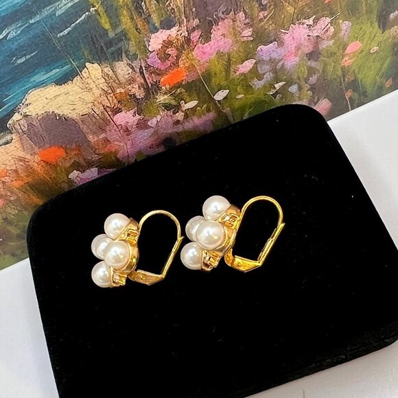 Cluster Pearl Earring Set (2) - Picture 6 of 6